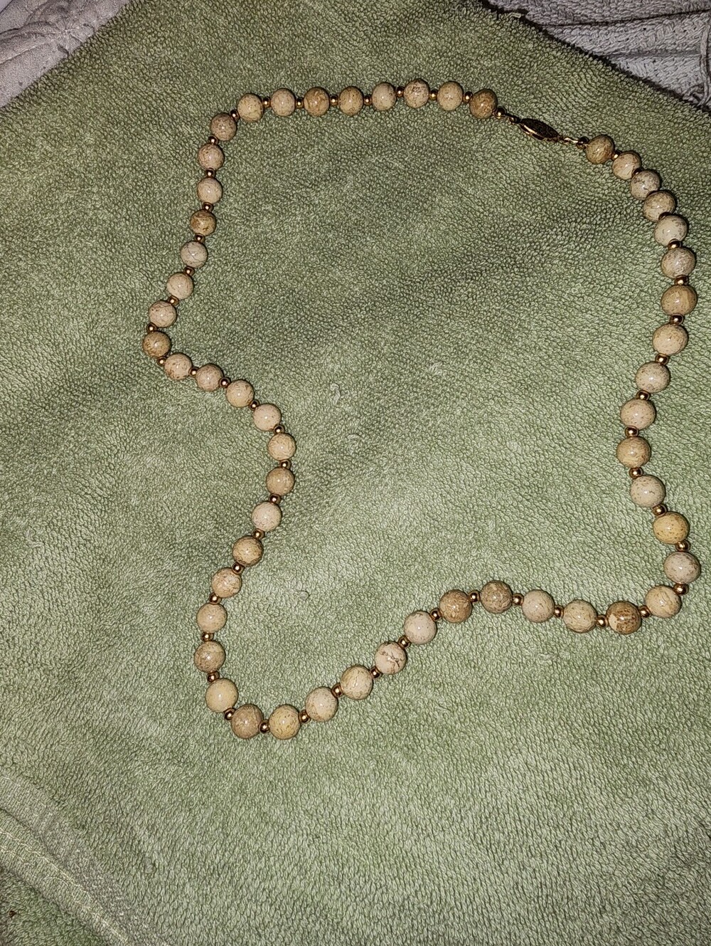 Neutral Cream-Beige Beaded Necklace – Women's Jewelry
